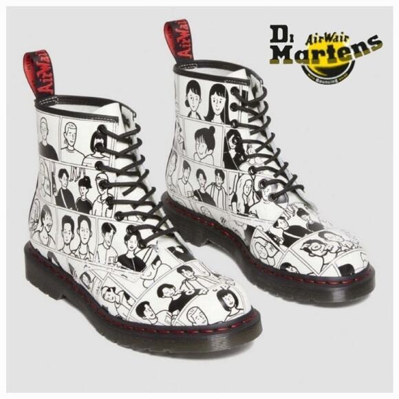 Dr. Martens 1460 Fuyuki Kanai Pride Boots Women’s Size 7 – Limited Edition - Picture 9 of 9